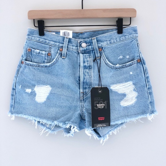 Levi's Pants - NWT Levi's Distressed 501 Denim Shorts